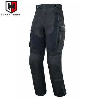 Pánské textilní moto kalhoty CYBER GEAR DELTA černé Velikost: 7XL