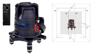 Křížový laser ADA ProLiner 4V + přijímač