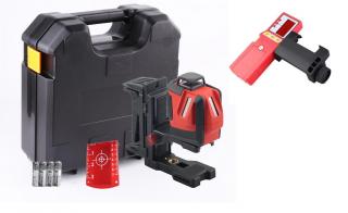 Křížový laser FKD EK-291R v kufru + přijímač