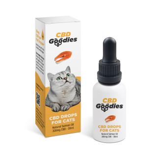 CBD Goodies kapky pro kočky (s lososovým olejem)