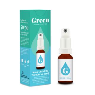 Green Pharma Spray Nano CBG/CBD - 100mg/300mg (10%) Objem: 50mg/50mg (10ml)