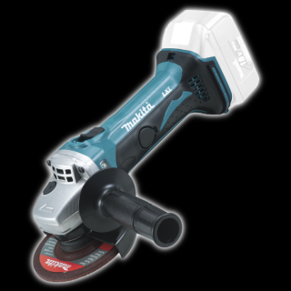 Makita aku úhlová bruska 115mm Li-ion LXT 18V bez aku, DGA452Z