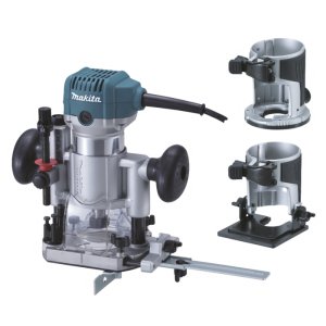 Makita kombinovaná frézka s příslušenstvím 700W, Makpac, RT0702CX2J