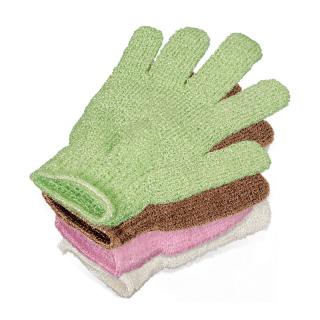 Exfoliační peelinová rukavice - zelená