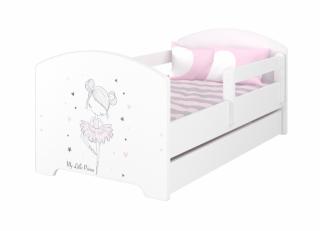 BabyBoo Dětská postel 140 x 70cm - Baletka rozměry: 140x70