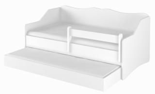 BabyBoo Dětská postel LULU 160 x 80 cm - bílá rozměry: 160x80