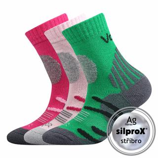 Dětské ponožky s froté zesíleným chodidlem Horalik barva: mix A - holka, Velikost: 20-24 (14-16)