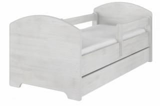 NELLYS Dětská postel SABI v barvě norské borovice s šuplíkem + matrace zdarma rozměry: 140x70