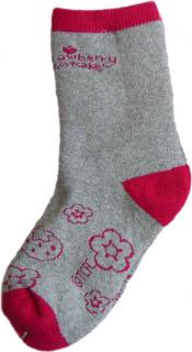 Teplé ponožky Jahůdka- Strawberry 953-144 barva: šedá, Velikost: 27-30