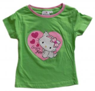 Triko Hello Kitty-Charmmy Kitty 1110 barva: limetka, Velikost: 4 roky