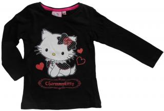 Triko Hello Kitty-Charmmy Kitty 1184 barva: černá, Velikost: 3 roky