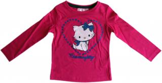 Triko Hello Kitty dlouhý rukáv 1303 barva: tm. růžová, Velikost: 4 roky