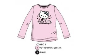 Triko Hello Kitty dlouhý rukáv 1756 růžové barva: růžová, Velikost: 104
