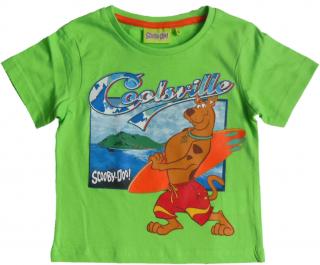 Triko Scooby Doo krátký rukáv 1416 barva: limetková, Velikost: 98