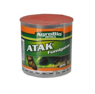 ATAK - fumigator - Dýmovnice proti štěnicím, švábům a dalšímu hmyzu (Atak fumigátor je vodou aktivovaná dýmovnice na hubení štěnic, švábů a dalšího hmyzu. ATAK fumigátor - tato nová metoda hubení hmyzu umožňuje zcela vyhubit hmyz rozptýlením suchého kouře