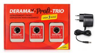 Deramax-Profi-Trio - Sada 3ks plašičů (Deramax-Profi-Trio - Sada 3ks plašičů - VČETNĚ NAPÁJECÍHO ZDROJE A PŘÍSLUŠENSTVÍ)