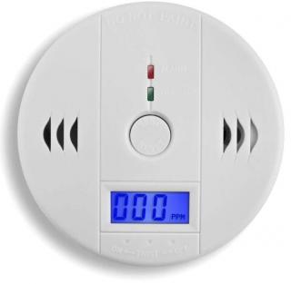 Detektor CO s alarmem CO-602 (Autonomní detektor oxidu uhelnatého s LCD displejem a vestavěnou sirénou, životnost senzoru 3 roky.)