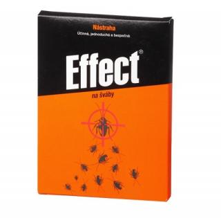 Nástraha na šváby - EFFECT (Nástraha na šváby. Obsahuje speciální atraktant pro šváby (tableta, která se nalepí doprostřed základny), který je přiláká. )