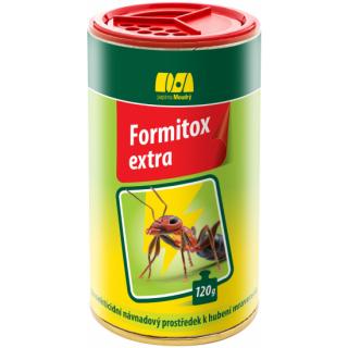 Návnada na hubení mravenců Formitox extra 120 g (Přípravek od osvědčeného výrobce Papírna Moudrý je určen na likvidaci mravenců. Návnada se velmi jednoduše používá pouhým nasypáním na požadované místo. )