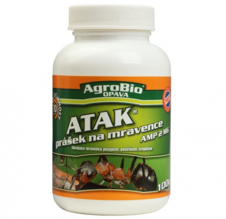 Prášek na hubení mravenců - 100g  (ATAK - prášek na mravence 100 gramů. Aplikace - posyp, postřik, zálivka)