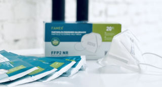 RESPIRÁTOR FFP2 (FAMEX20 FAGO101 - 5ti vrstvý dýchací respirátor třídy FFP2 s 98% filtrace CE a certifikací)