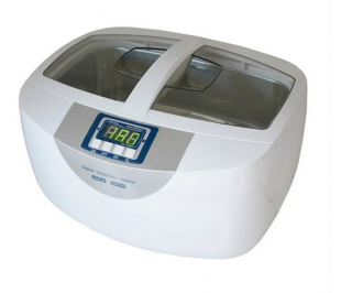 Ultrazvuková čistička GETI GUC2501 2,5L (Čistička ultrazvuková Geti GUC 2501 o objemu 2,5 l s digitálním displejem a ohřevem vyčistí brýle, šperky, kartáčky a ostatní předměty z domácnosti i provozovny)