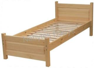 Masivní postel STELA 90 x 200 s roštem