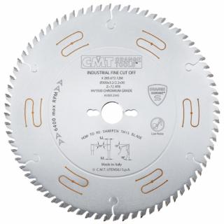 CMT CHROME | Pilový kotouč příčné řezy pro ø 300/30 mm Z72 WZ/ATB
