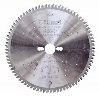 CMT | Pilový kotouč na lamino bez předřezu -ø 250/30 mm Z80 WZ/ATB negativ -2°