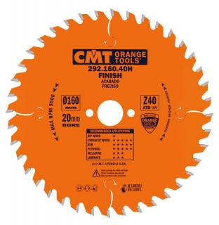 CMT | Pilový kotouč pro příčný řez ø 160/20 mm Z40 WZ/ATB