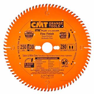 CMT | Ultra tenký pilový kotouč pro příčné řezy - ø250/30 mm Z80 WZ/ATB