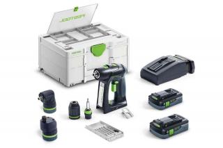 Festool | Akumulátorový vrtací šroubovák C 18 HPC 4,0 I-Set