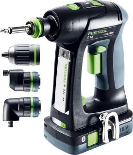 Festool - Akumulátorový vrtací šroubovák C 18 HPC 4,0 I-Set