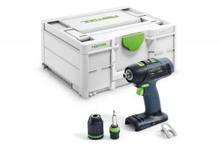 Festool - Akumulátorový vrtací šroubovák T 18+3-Basic