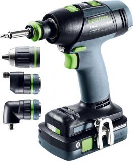 Festool - Akumulátorový vrtací šroubovák T 18+3 HPC 4,0 I-Set