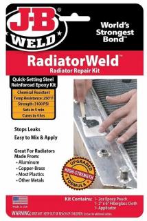 J-B WELD | RadiatorWeld™ sada pro opravy chladičů