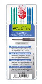 Pica Dry - tuhy vodě odolné pro obkladače vodě odolné: 4040 - mix barev(3xmod,3xzel,2xbílá)
