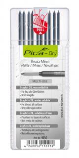 Pica Dry - univerzální tuhy ve vodě rozpustné ve vodě rozpustné: 4030 - šedá(10xks)