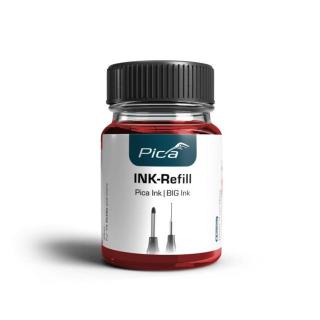 Pica | Inkoust v sadě pro plnění fixů Pica Ink a Pica Big Ink Barva: červená