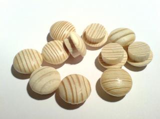 Zaslepovací zátky s čepem vyrobeno z materiálu: borovice, průmer čepu: 25 mm