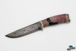 Exkluzivní nůž z mozaikového damašku Esus