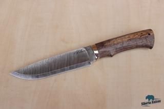 Lovecký nůž z damascenské oceli Azov