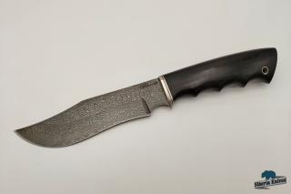 Lovecký nůž z damascenské oceli Dundee