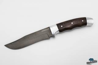Lovecký nůž z damascenské oceli Lišák