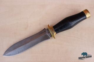 Lovecký nůž z damaškové oceli Barbar