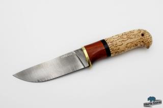 Lovecký nůž z damaškové oceli Hajný 2