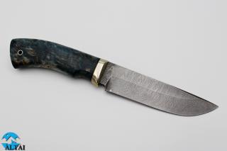 Lovecký nůž z damaškové oceli Morfeus