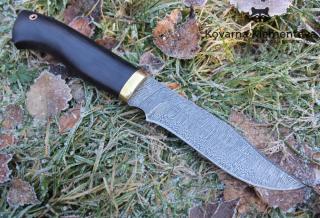 Nůž z damaškové oceli Barrakuda - habr