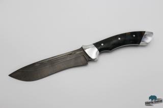 Ručně kovaný nůž z damaškové oceli Fjorden