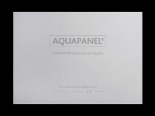 AQUAPANEL Cement Board SkyLite (cementové desky do vlhkého  a mokrého prostředí  vhodné  do interiéru i exteriéru HRK, tl. 8,0 mm,  délka 1200 mm * šířka 900 mm)